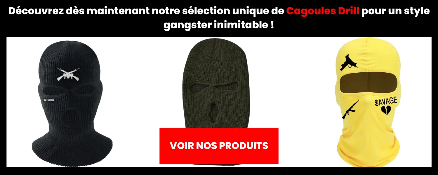 Bannière Cagoule Drill