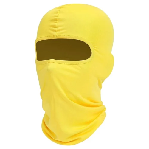 Cagoule Moto Jaune